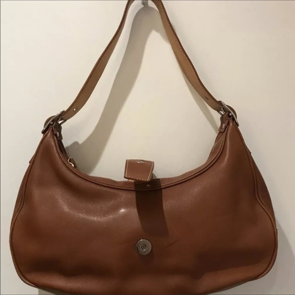 Coach Tan Carmel Leather Handbag